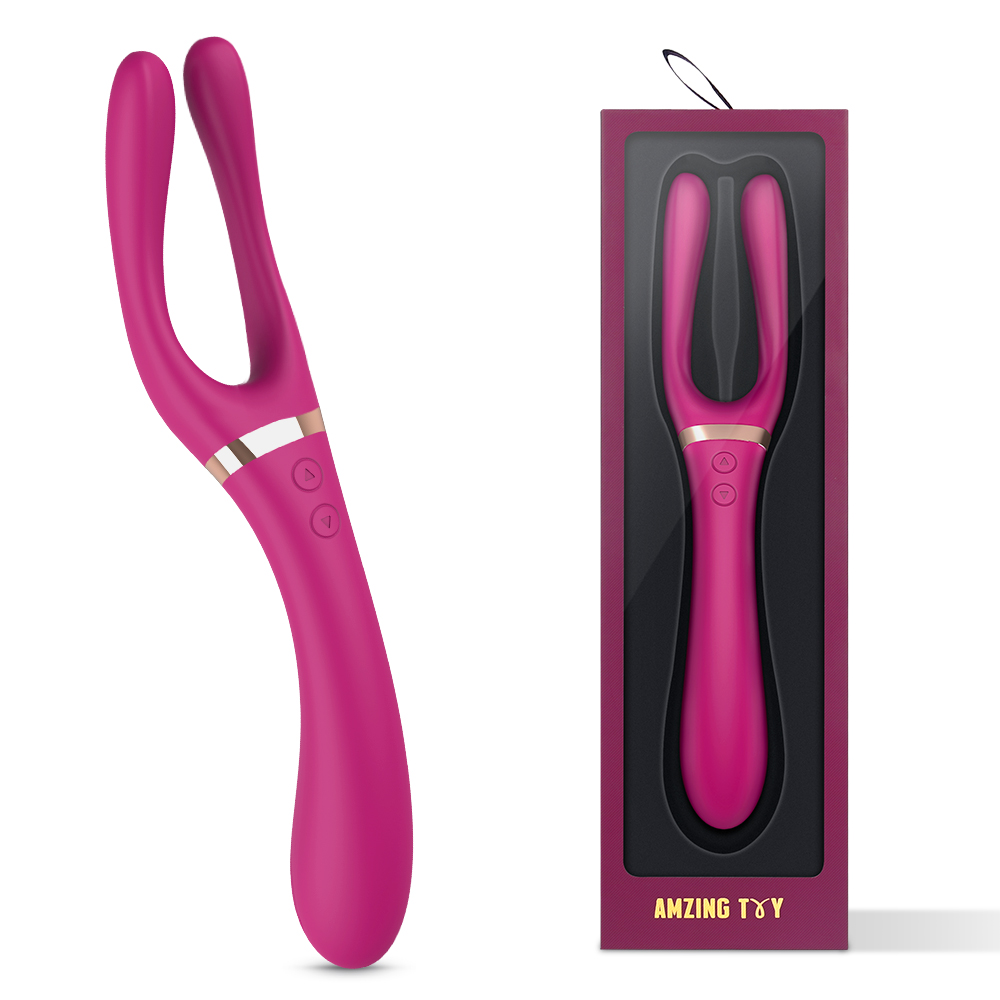 斯?jié)h德AMZING TOY情奢系列震動棒自慰器女情趣用品雙頭震動棒成人性玩具